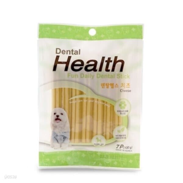 덴탈헬스 육각 치즈 100g 7p