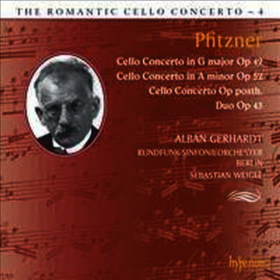 피츠너: 첼로 협주곡 (Pfitzner: Cello Concertos)(CD) - Alban Gerhardt