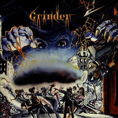 Grinder — Dawn For The Living 앨범 커버