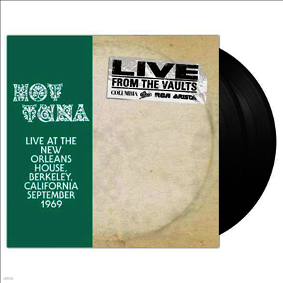 Hot Tuna — Live At The New Orleans House, Berkeley, California September 1969 앨범 커버