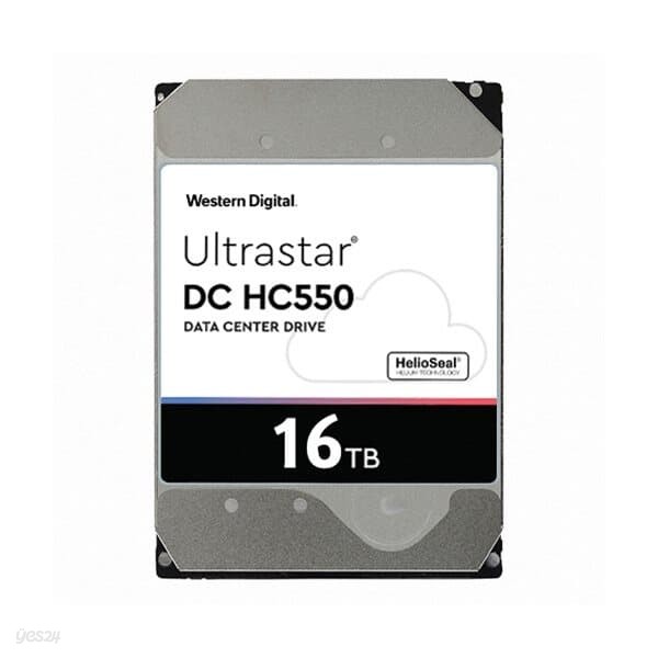 WD Ultrastar HC550 16TB SAS WUH721816AL5204 기업용
