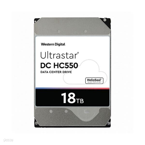 WD Ultrastar HC550 18TB SAS WUH721818AL5204 기업용