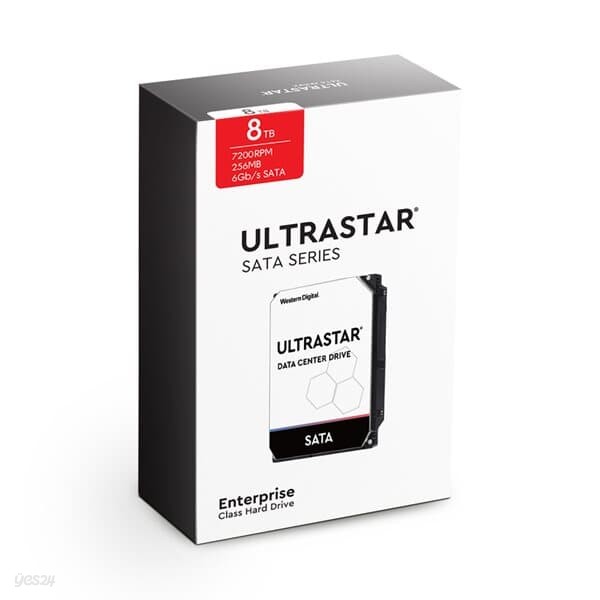 WD Ultrastar HC320 8TB SATA3 패키지 1PACK 무상3년