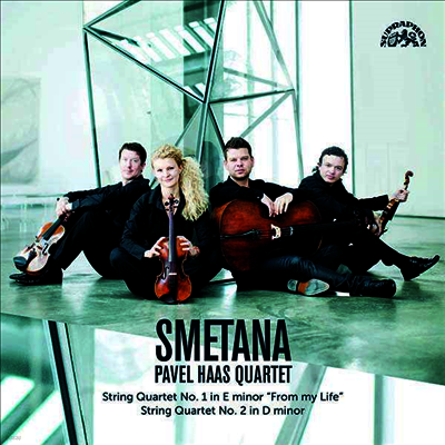 Pavel Haas Quartet — 스메타나: 현악 사중주 1 & 2번 (Smetana: String Quartets Nos.1 & 2) - Pavel Haas Quartet 앨범 커버