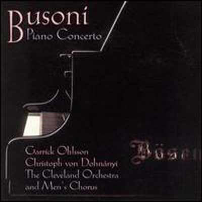  : ǾƳ ְ (Busoni : Piano Concerto)(CD) - Garrick Ohlsson