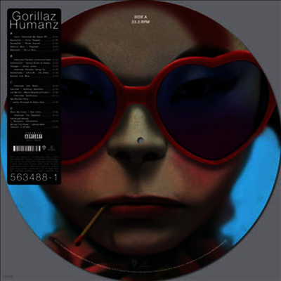 Gorillaz — Humanz 앨범 커버