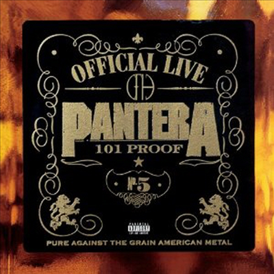 Pantera — Official Live: 101 Proof 앨범 커버
