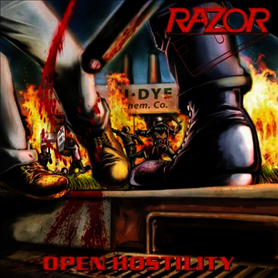 Razor — Open Hostility 앨범 커버