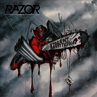 Razor - Violent Restitution (White/Red Splatter Vinyl LP)