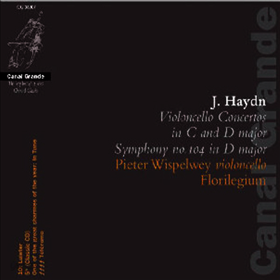 하이든 : 첼로 협주곡 1, 2번, 교향곡 104번 (Haydn : Cello Concerto No.1 & 2, Symphonhy No.104)(Digipack)(CD) - Pieter Wispelwey