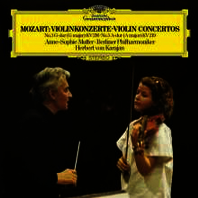 모차르트: 바이올린 협주곡 3번 & 4번 (Mozart: Violin Concertos Nos.3 & 4) (180g)(LP) - Anne-Sophie Mutter