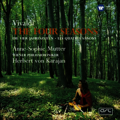 Herbert von Karajan,Anne-Sophie Mutter — 비발디: 사계 (Vivaldi: The Four Seasons) - Herbert von Karajan 앨범 커버
