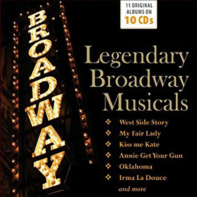 Various Artists - Legendary Broadway Musicals -11 Original Albums (10CD Boxset)