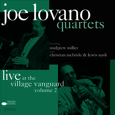 Joe Lovano - Quartets: Live At The Village Vanguard Vol. 2 (Remastered)(Limited Edition)(180g Audiophile Vinyl 2LP)(Back To Blue Series)(MP3 Voucher)