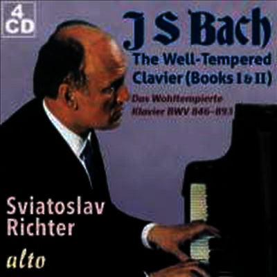 :  Ŭ 1 & 2  (Bach: The Well-Tempered Clavier, Books 1 & 2) (4CD) - Sviatoslav Richter