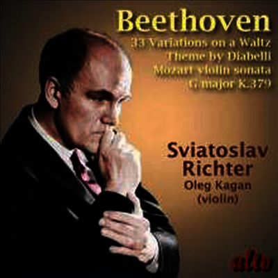 베토벤: 디아벨리 변주곡, 모차르트: 바이올린 소나타 27번 (Beethoven: Diabelli Variations Op.120, Mozart: Violin Sonata No.27)(CD) - Sviatoslav Richter