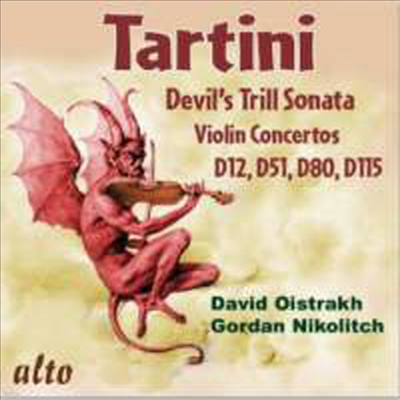 ŸƼ: 4 ̿ø ְ & Ǹ Ʈ (Tartini: Violin Concertos D.12, 45, 51, 117 & Sonata g-moll 'Devil's Trill')(CD) - David Oistrakh