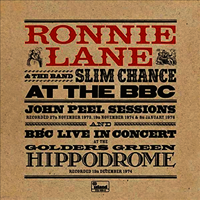 Ronnie Lane & Slim Chance — At The BBC 앨범 커버