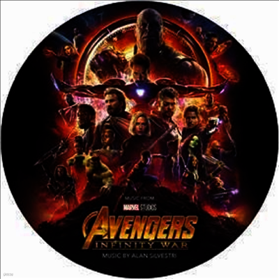 O.S.T. — Avengers: Infinity War (어벤져스: 인피니티 워)(By Alan Silvestri) 앨범 커버
