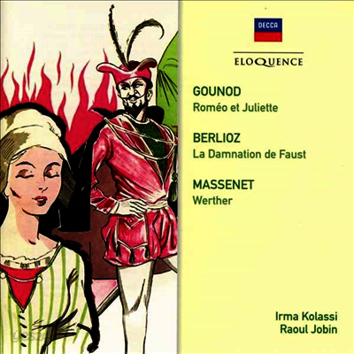 구노, 베를리오주, 마스네 - 소프라노와 테너의 아리아와 이중창 (Gounod, Berlioz, Massenet: Arias & Duets)(CD) - Irma Kolassi