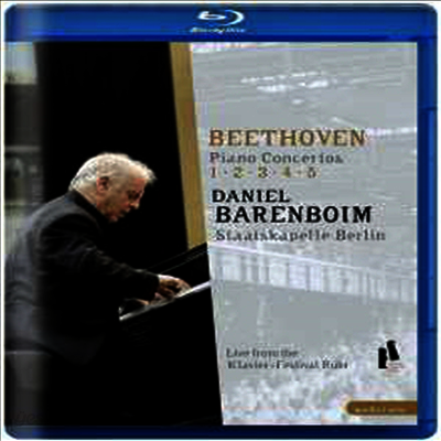 베토벤: 피아노 협주곡 1-5번 (Beethoven: Piano Concerto No.1-5) (2Blu-ray)(Blu-ray)(2016) - Daniel Barenboim