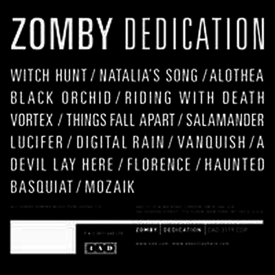 Zomby — Dedication 앨범 커버