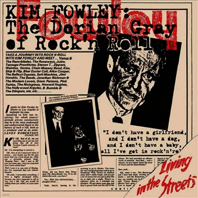 Kim Fowley — Living In The Streets 앨범 커버