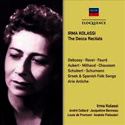 이르마 콜라씨 - 데카 리사이틀 (Irma Kolassi - The Decca Recitals) (4CD) - Irma Kolassi