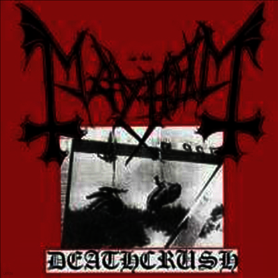 Mayhem — Deathcrush 앨범 커버