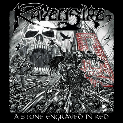 Ravensire — A Stone Engraved In Red 앨범 커버
