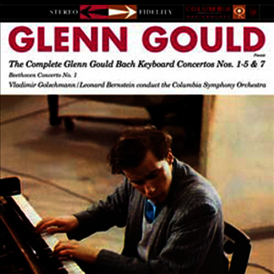 바흐: 피아노 협주곡 1-5, 7번 & 베토벤: 피아노 협주곡 1번 (Bach: Piano Concertos Nos.1 - 5 and 7 & Beethoven: Piano Concerto No.1) (180g)(3LP Boxset) - Glenn Gould
