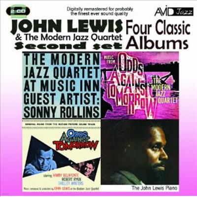 John Lewis & Modern Jazz Quartet - Four Classic Albums (At Music Inn - Vol 2 / Odds Against Tomorrow / The John Lewis Piano / Odds Against Tomorrow - Soundtrack) (Remastered)(2CD)