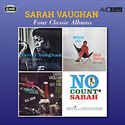 Sarah Vaughan - Four Classic Albums: Sarah Vaughan-With Clifford Brown/Swingin' Easy/At Mister Kelly's/No Count Sarah (Remastered)(4 On 2CD)