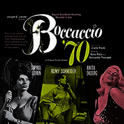 Nino Rota & Armando Trovajol — Boccaccio 70 (보카치오 70) (Soundtrack) 앨범 커버