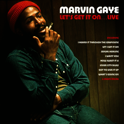 Marvin Gaye — Let's Get It on... Live 앨범 커버