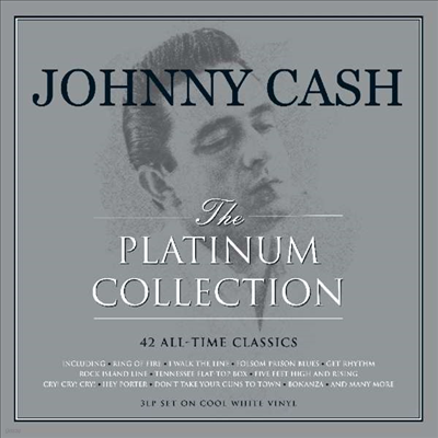 Johnny Cash - Platinum Collection (Ltd. Ed)(Gatefold)(White Vinyl)(3LP)