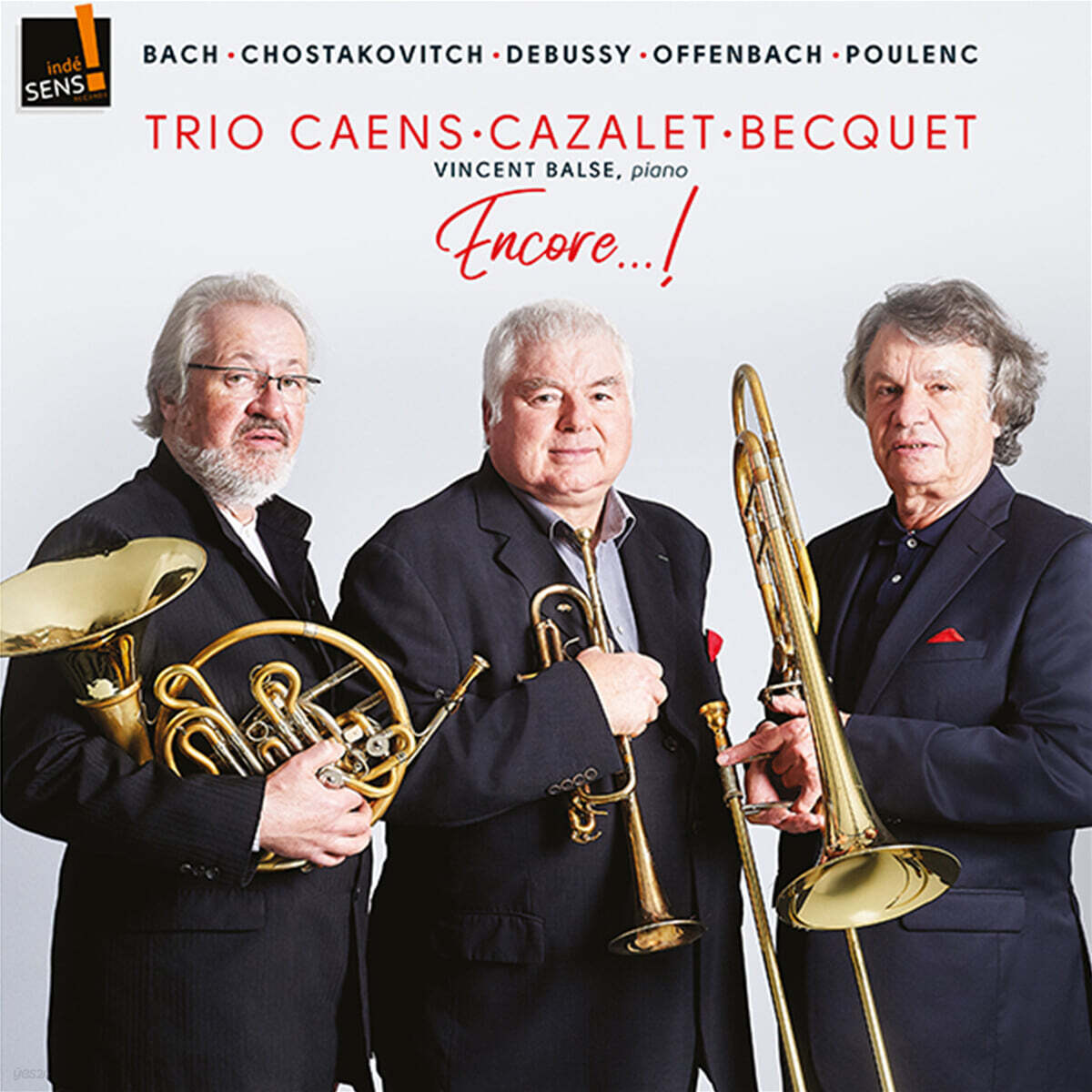 Trio Caens-Cazalet-Becquet 피아노와 금관 트리오로 만나는 바흐 / 풀랑 / 쇼스타코비치 / 피아졸라 (J.S.Bach / Poulenc / Shostakovich / Piazzolla: Brass Trio - Encore!)