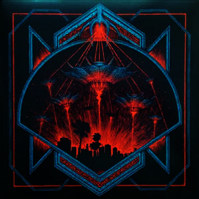 Hollywood Burns — Invaders 앨범 커버