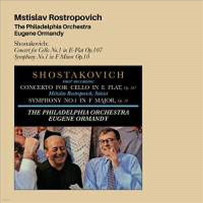 Ÿںġ: ÿ ְ 1 &  1 (Shostakovich: Cello Concerto No. 1 & Symphony No.1)(CD) - Mstislav Rostropovich