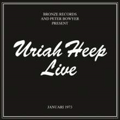 Uriah Heep — Live (Gatefold Cover) 앨범 커버