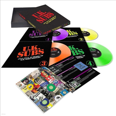 UK Subs - 1977-2017: 40 Years Of UK Subs Singles (4 X 10 inch Single LP Box Set)