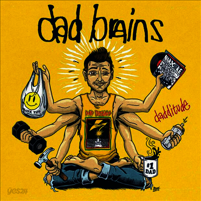 Dad Brains - Dadditude (Colored 7 inch Single LP)