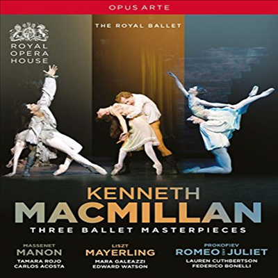 Three Ballet Masterpieces ( ߷ ǽ)(ڵ1)(ѱ۹ڸ)(DVD)