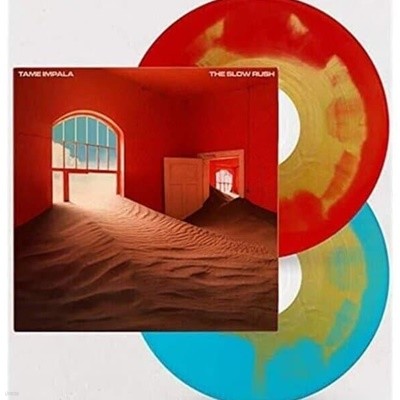 [미개봉 LP] Tame Impala - The Slow Rush (Exclusive Red & Blue Gold Swirl Colored 2x Vinyl / 한정반)
