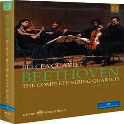 Euroarts 베토벤: 현악 사중주 전곡 1번 - 16번 (Beethoven: Complete String Quartets Nos.1 - 16) (4Blu-ray) (2020)(Blu-ray) - Belcea Quartet