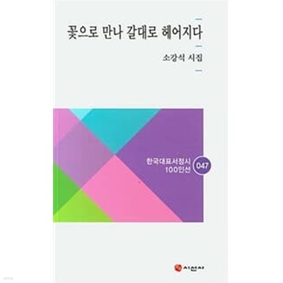 꽃으로 만나 갈대로 헤어지다/ 한국 서정시선 100인선 47