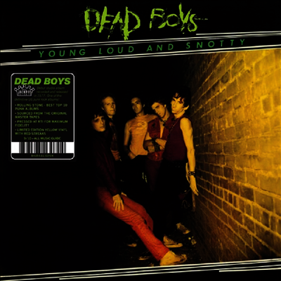 Dead Boys — Young Loud & Snotty 앨범 커버
