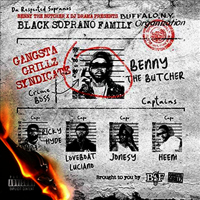 Benny The Butcher,DJ Drama — The Respected Sopranos 앨범 커버