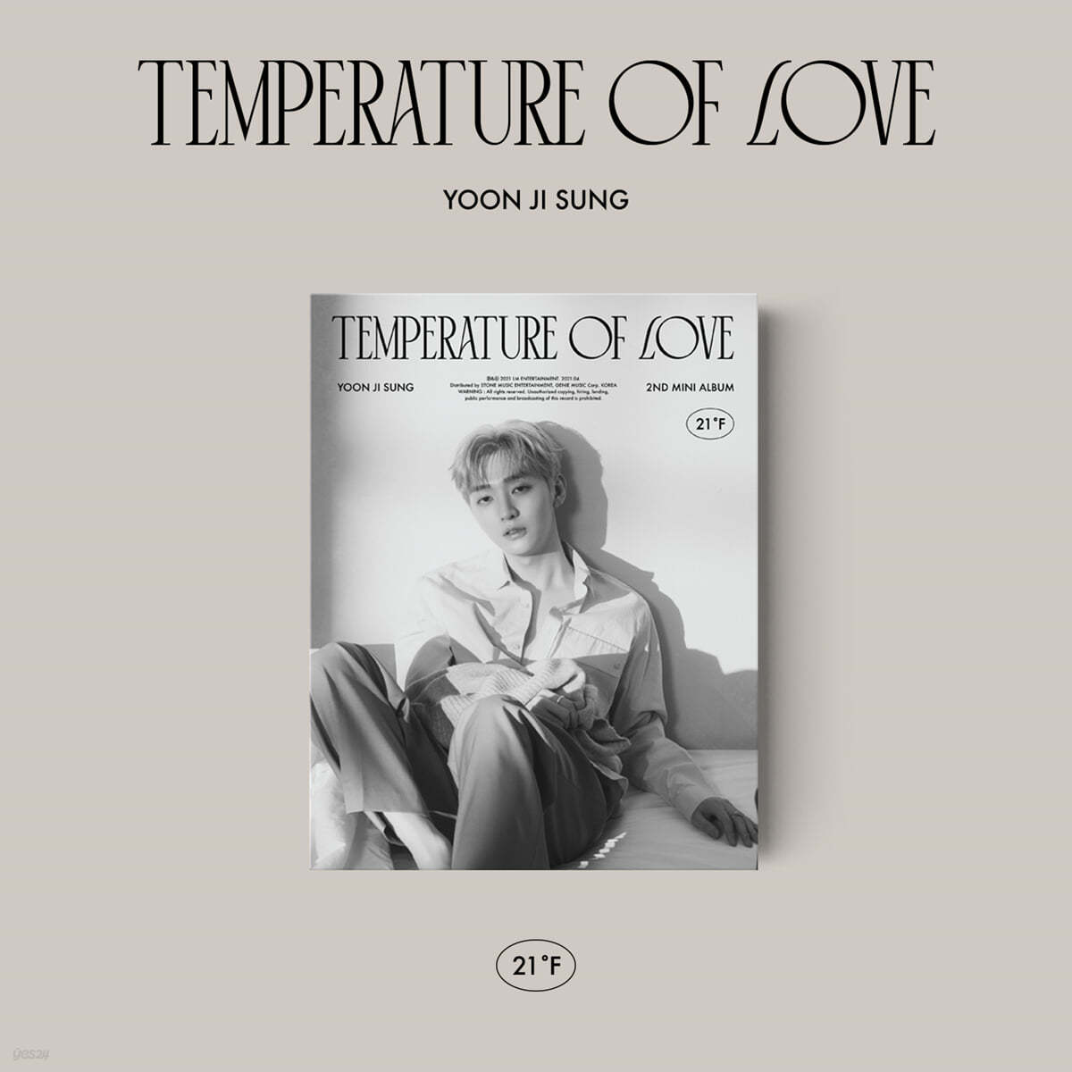 윤지성 - 미니앨범 2집 : Temperature of Love [21℉ ver.]