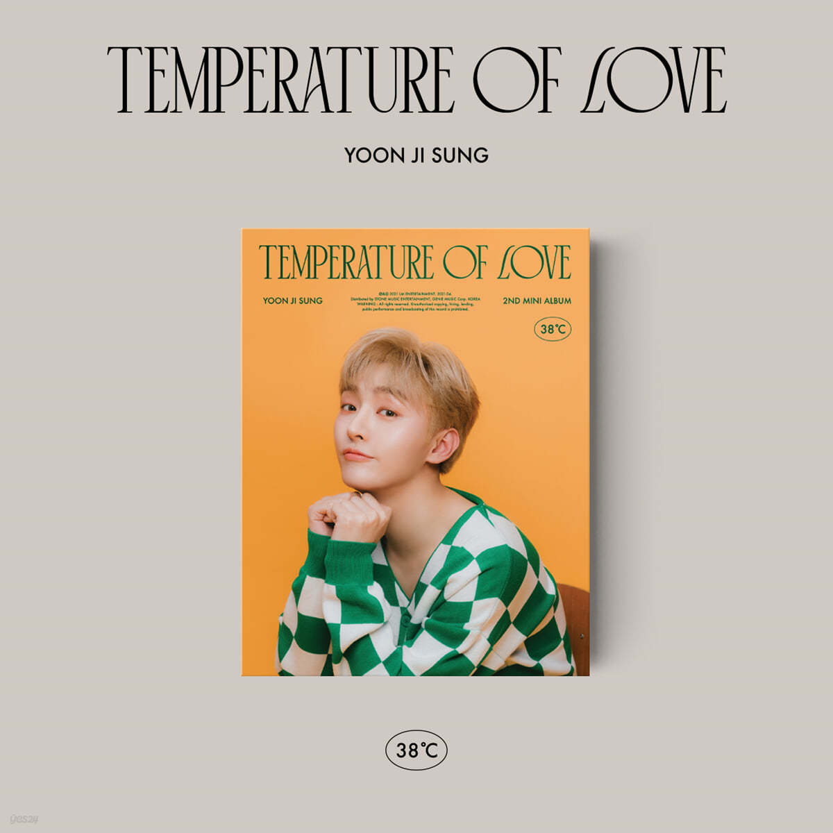 윤지성 - 미니앨범 2집 : Temperature of Love [38℃ ver.]